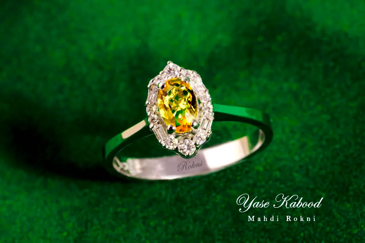💛💎انگشتر سیترین — انگشتر